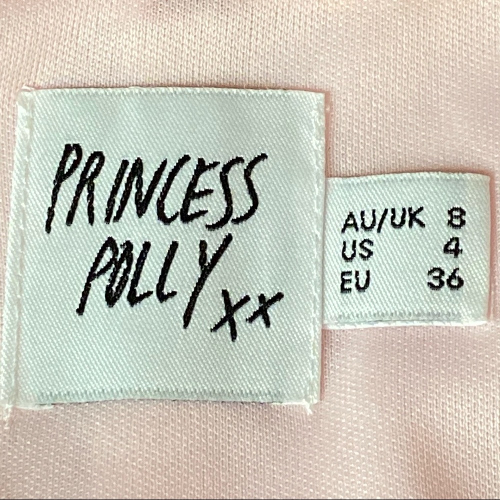 Princess Polly Mio Floral Strappy Mini Dress Pink Womens Size 4 - Picture 14 of 14